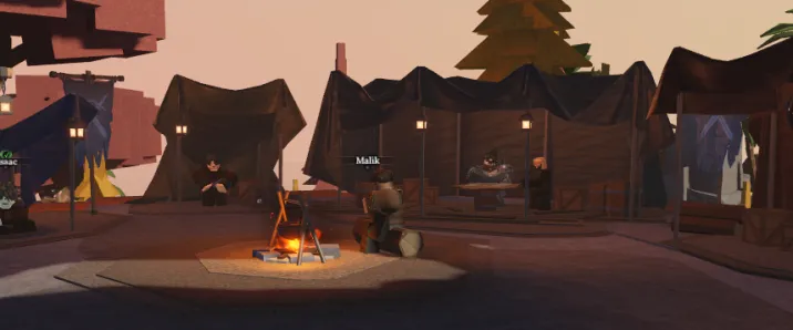 Captain Rowan's Camp in The Forge