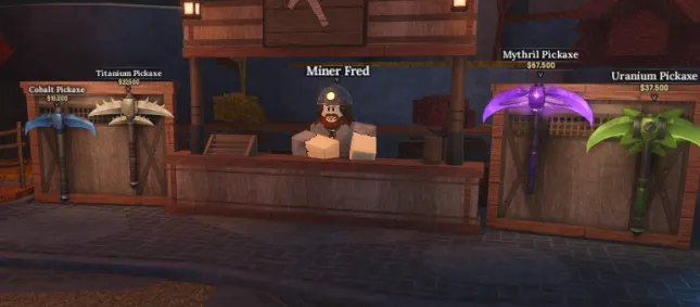 Miner Fred's Shop (FK) in The Forge